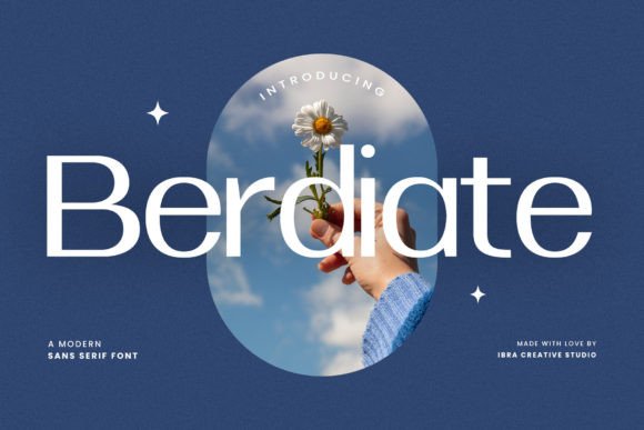 Berdiate Sans Serif Font for Handmade Creations