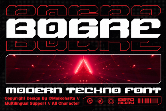 Bogre Font for Modern Craft Projects