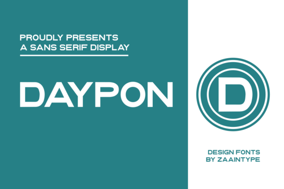 Daypon: A Versatile Sans Serif for Modern Design Projects