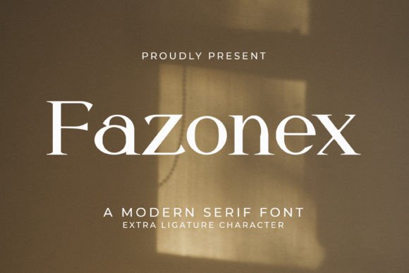 Fazonex: A Premium Serif Font for Modern Campaigns