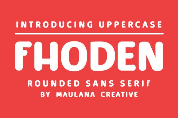 Fhoden: A Modern Font for Polished Branding