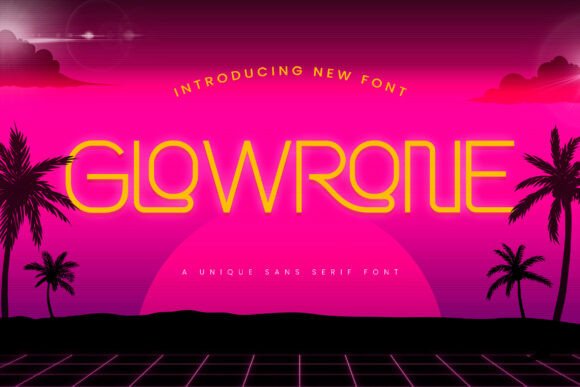 Glowrone: A Modern Sans Serif Font for Editorial Design