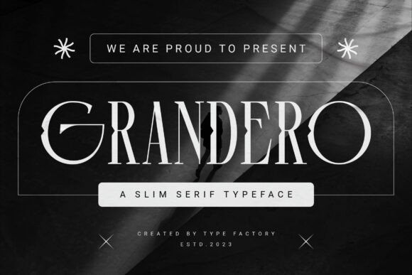Grandero Serif Font for Digital Marketing and Branding