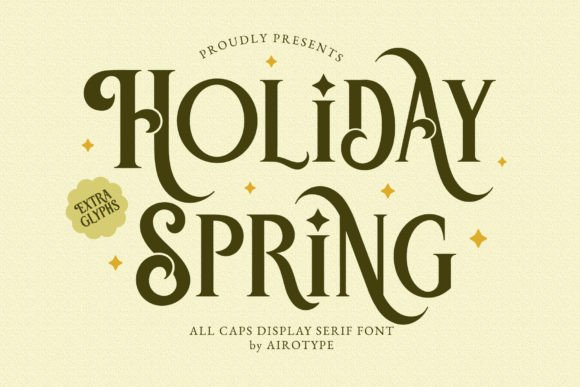 Holiday Spring Serif Font Review