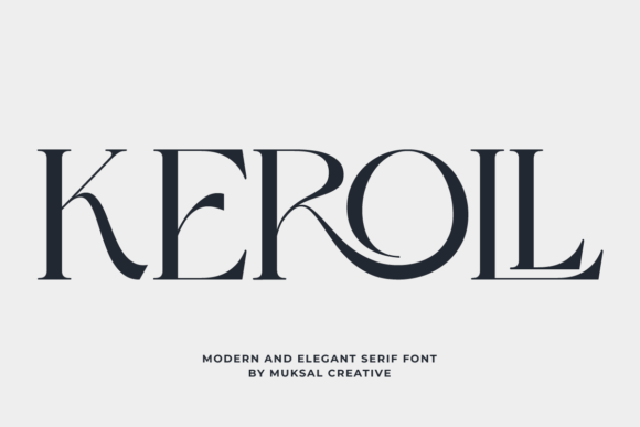 Keroll: A Serif Font That Elevates Editorial Design