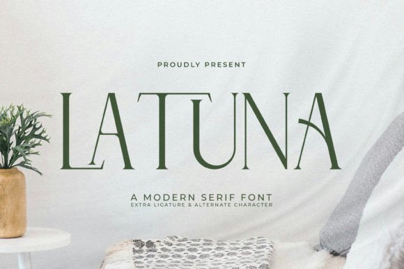 Latuna: A Modern Serif Font for Handmade Creations