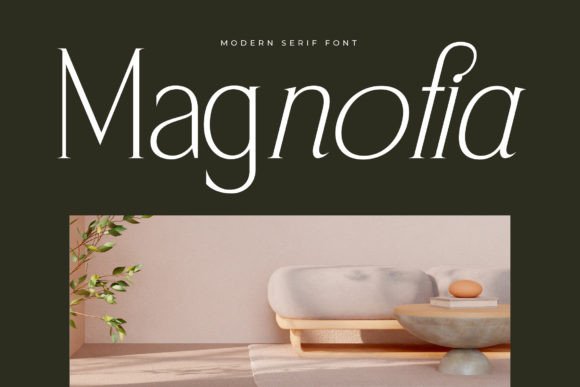 Magnofia – Elevate Your Brand with a Modern Serif Font