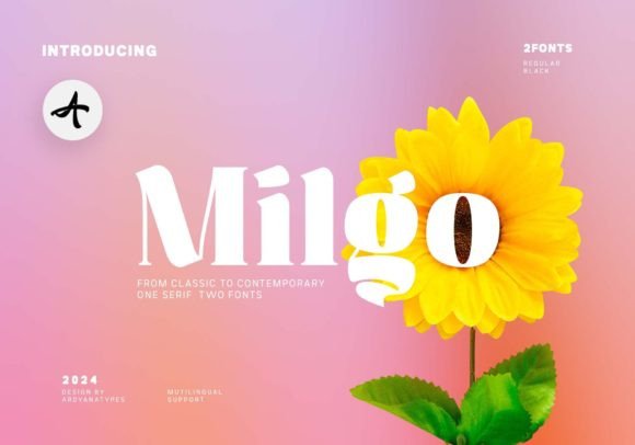 Milgo Serif Font for Professional Branding