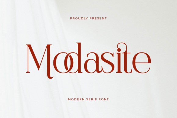 Modasite: A Modern Serif Font for Your Brand