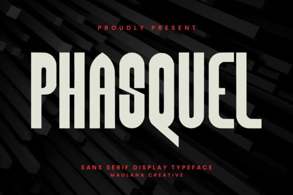 Phasquel: A Modern Sans Serif Font for Branding Projects