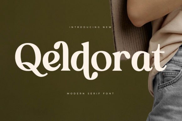 Qeldorat Serif Font for Handmade Creations