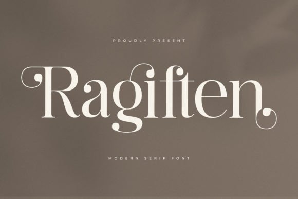 Ragiften: A Modern Serif Font for Web Design