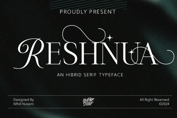 Reshnua: Elevating Campaign Design with a Timeless Serif Font