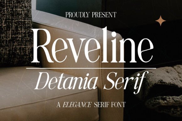 Reveline Detania Serif Font for Editorial Design