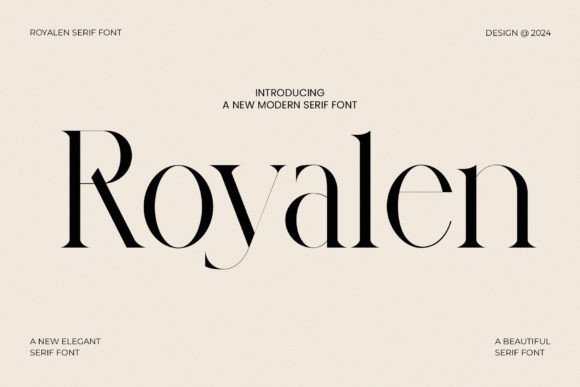 Royalen Serif Font for Handmade Creations