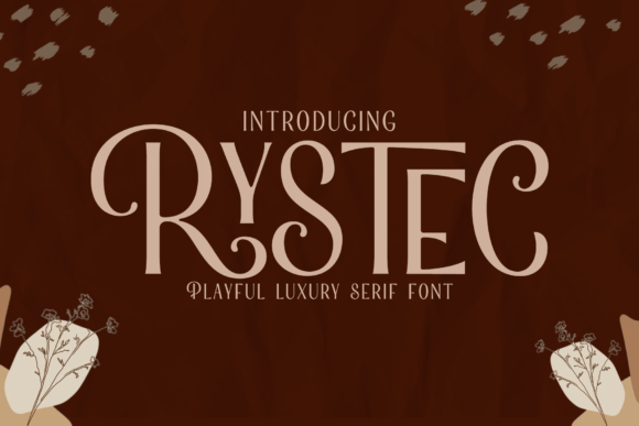 Rystec: A Modern Sans Serif Font for Editorial Design