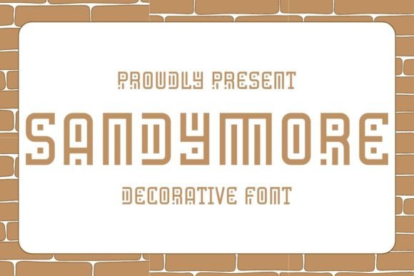 Sandymore: A Modern Decorative Font for Branding Success