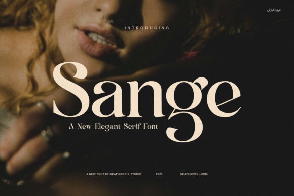 Sange Serif Font for Modern Editorial Design