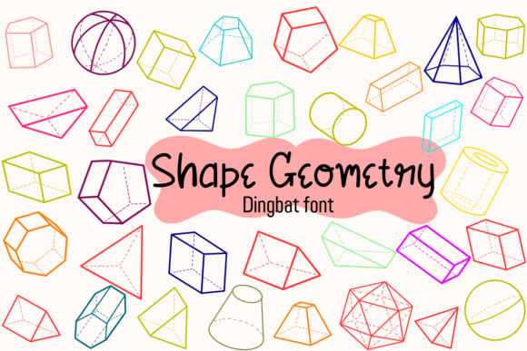 Shape Geometry Font for Eye-Catching Campaigns